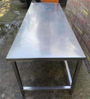 Τραπέζι Ανοξείδωτο Εργασίας 136x85x83Cm Μεταχειρισμένο